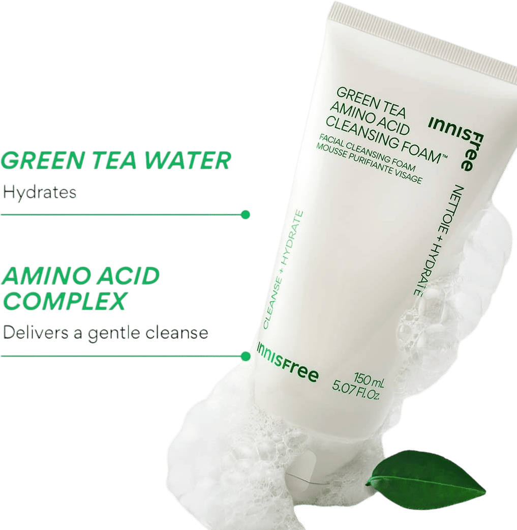 innisfree Green Tea Amino Acid Cleansing Foam