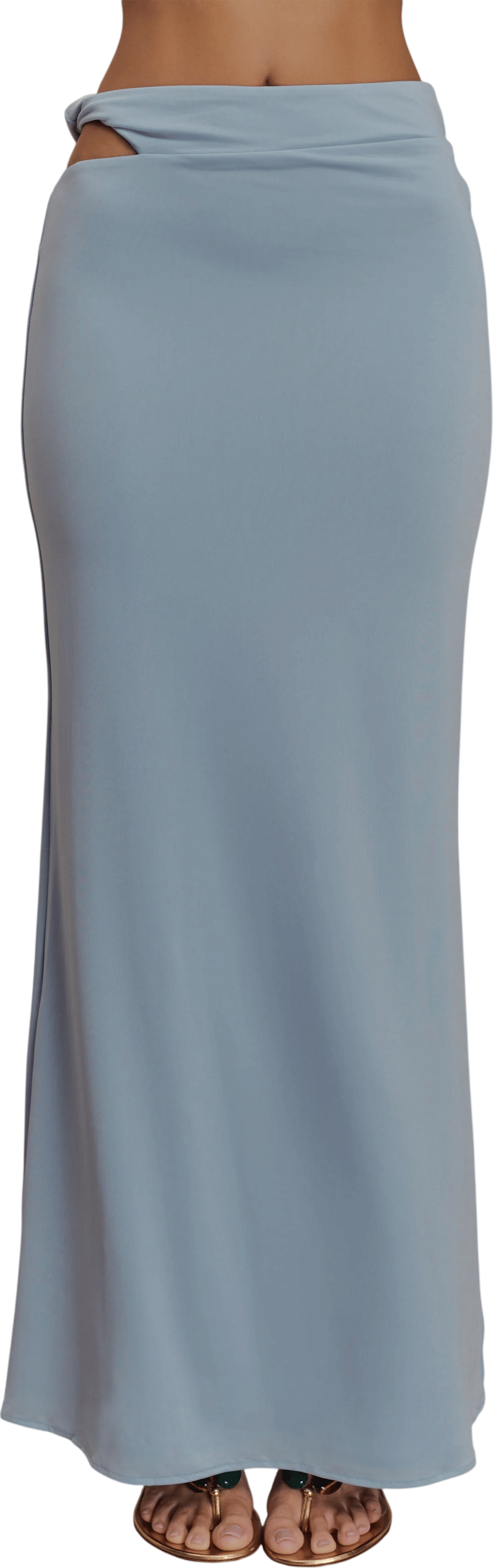 Haven Slinky Twist Midi Skirt