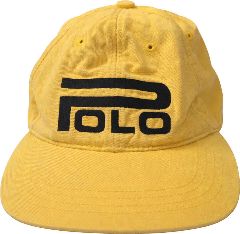 Yellow Polo Logo Cap