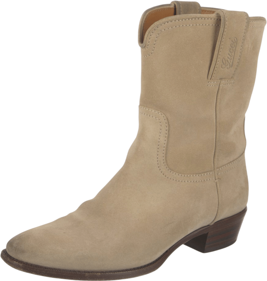 Gucci Suede Western Boots