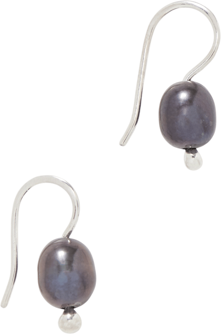 SOPHIE BUHAI | Mermaid Silver Pearl Earrings