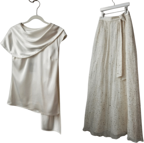 bridal two piece set