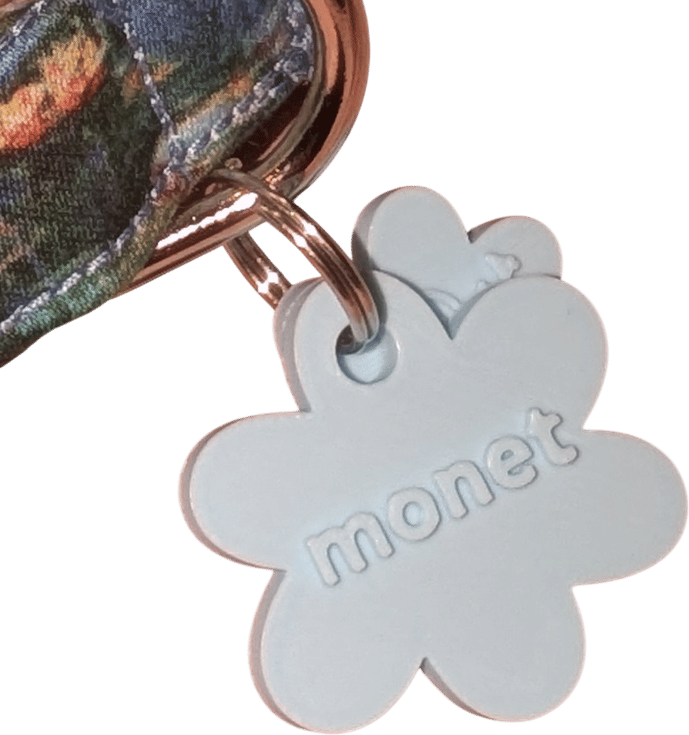 Personalized Flower Pet Tag