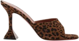 Lupita Leopard Suede Mules