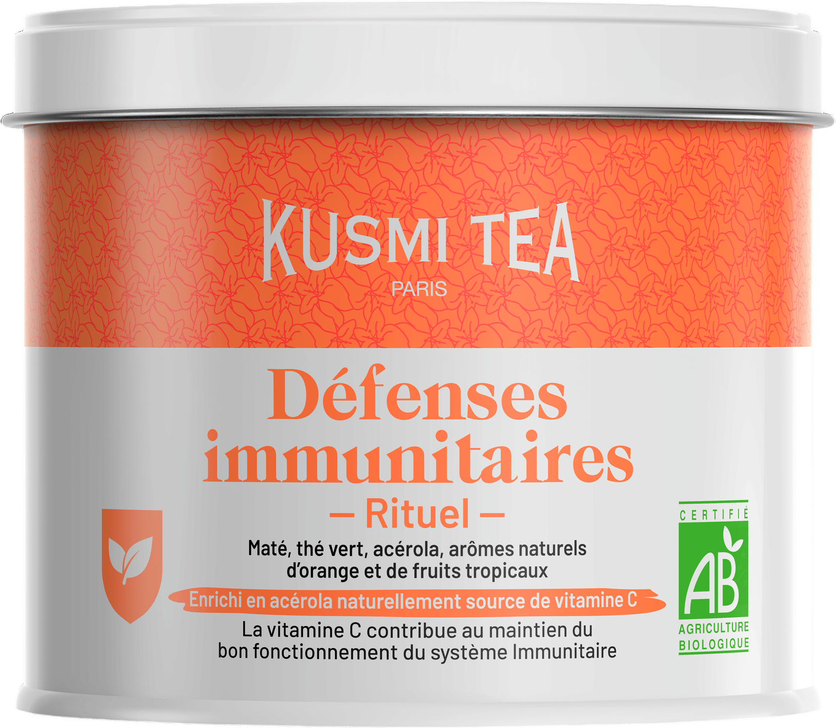 Immune Defense Ritual ﻿Green tea, mate enriched with vitamin C