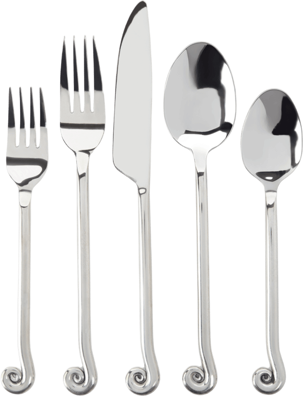 spiral flatware
