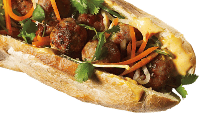 Pork Meatball Banh Mi Recipe