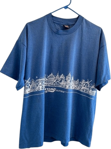 Vintage Solvang California Wrap-Around Graphic T-Shirt