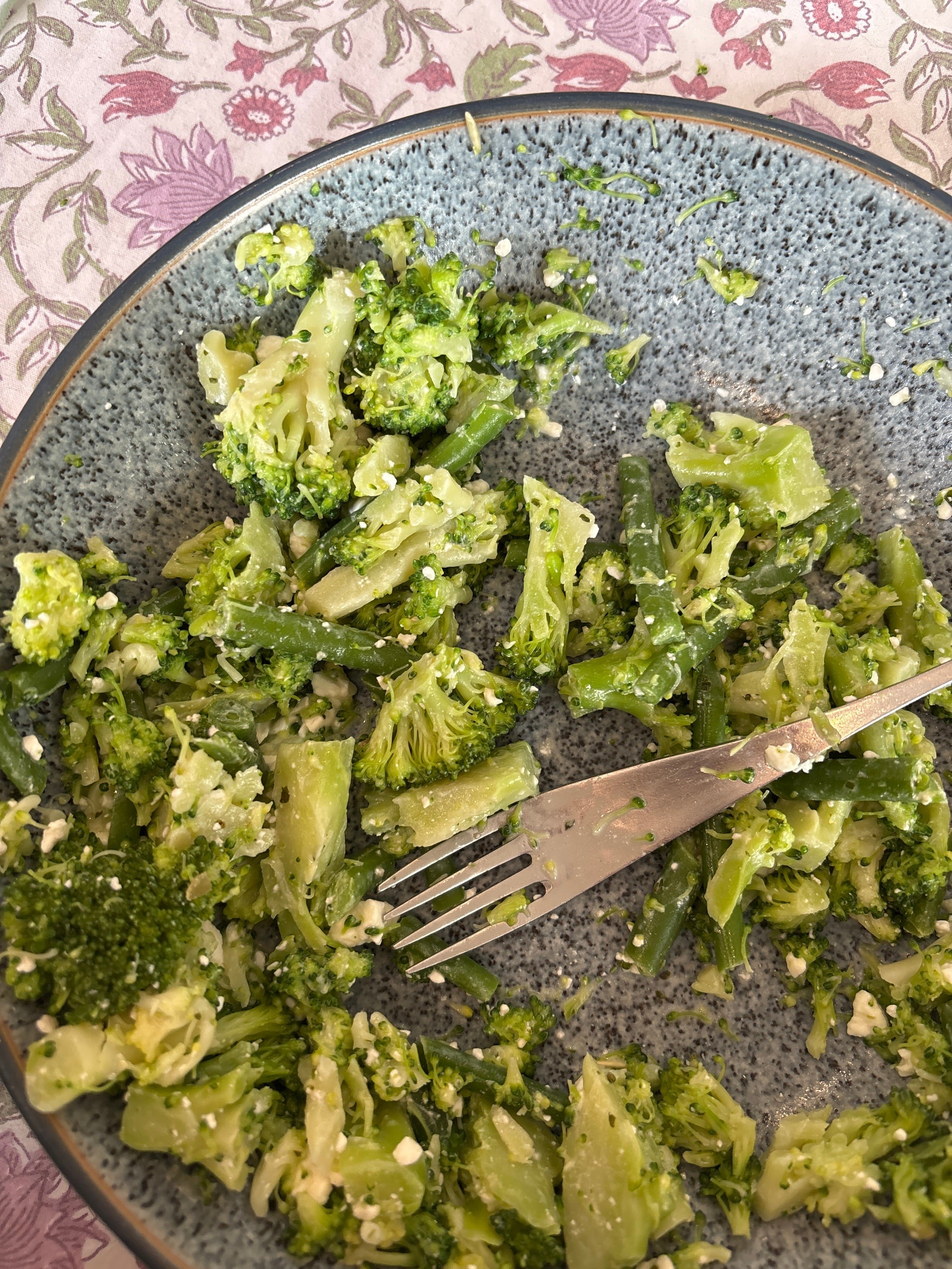 Eat a whole head of broccoli over cooked