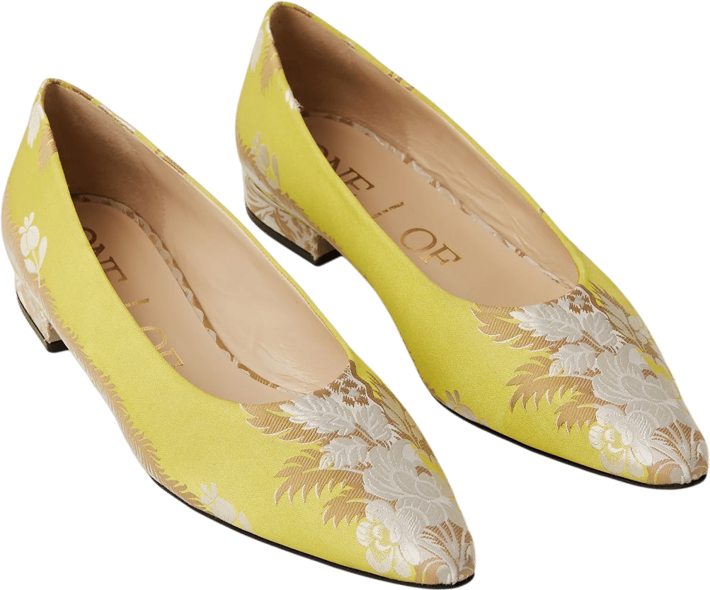 Citrine Stripe Sonia Flats