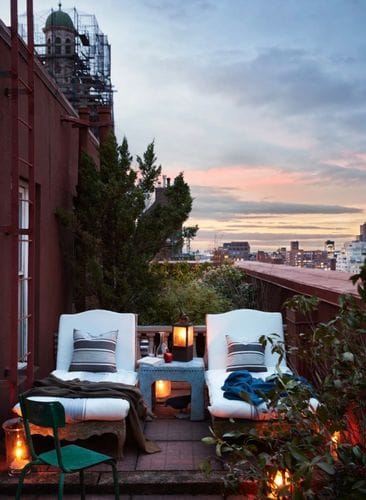 John Derian’s terrace