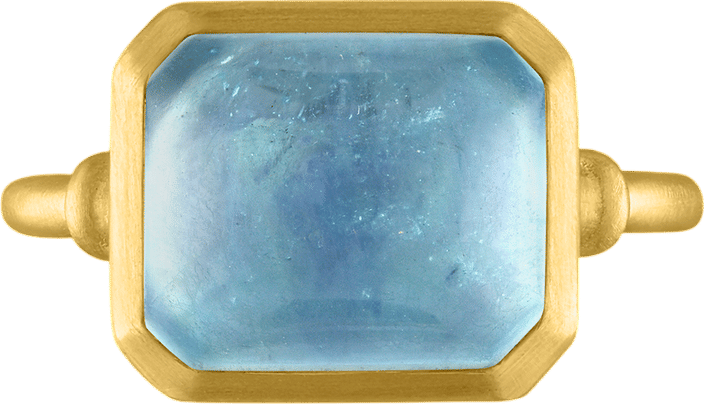 Prounis Jewelry Aquamarine Capsa Ring