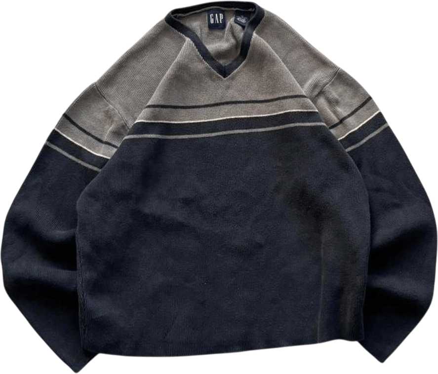 Gap Men's Black and Brown Jumper