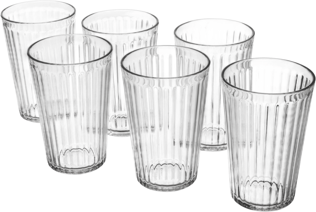 A glass of water