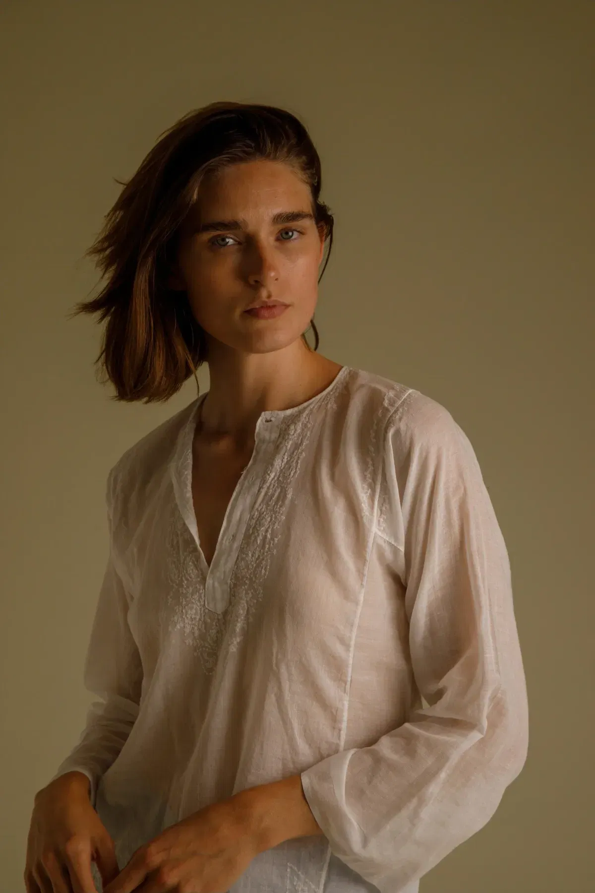 SCOUT White Cotton Kurta (1970s)