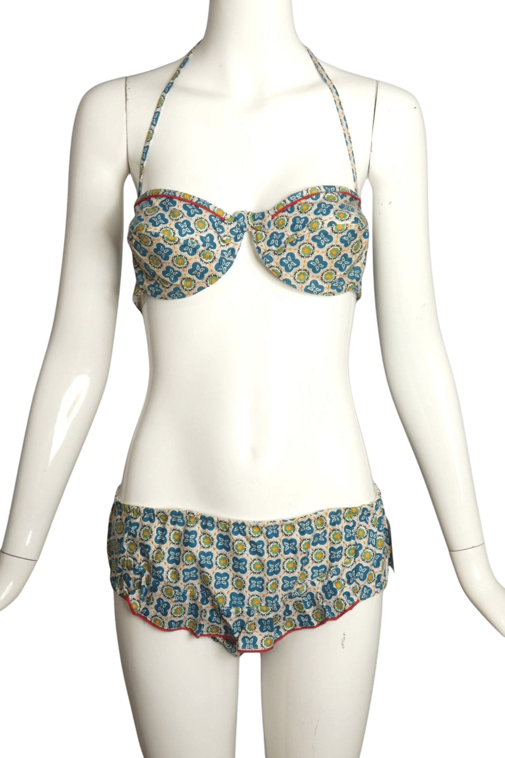 1950s Floral Bikini Set