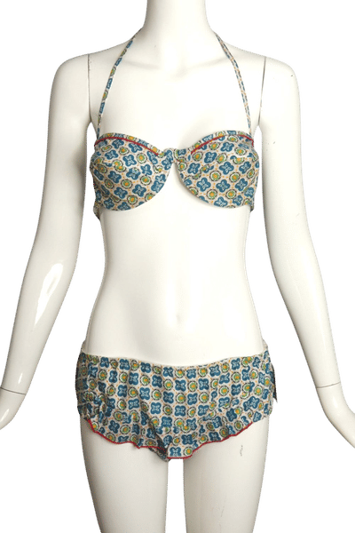 1950s Floral Bikini Set
