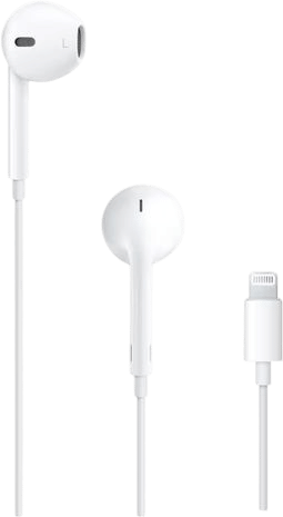 Wired Apple earbuds