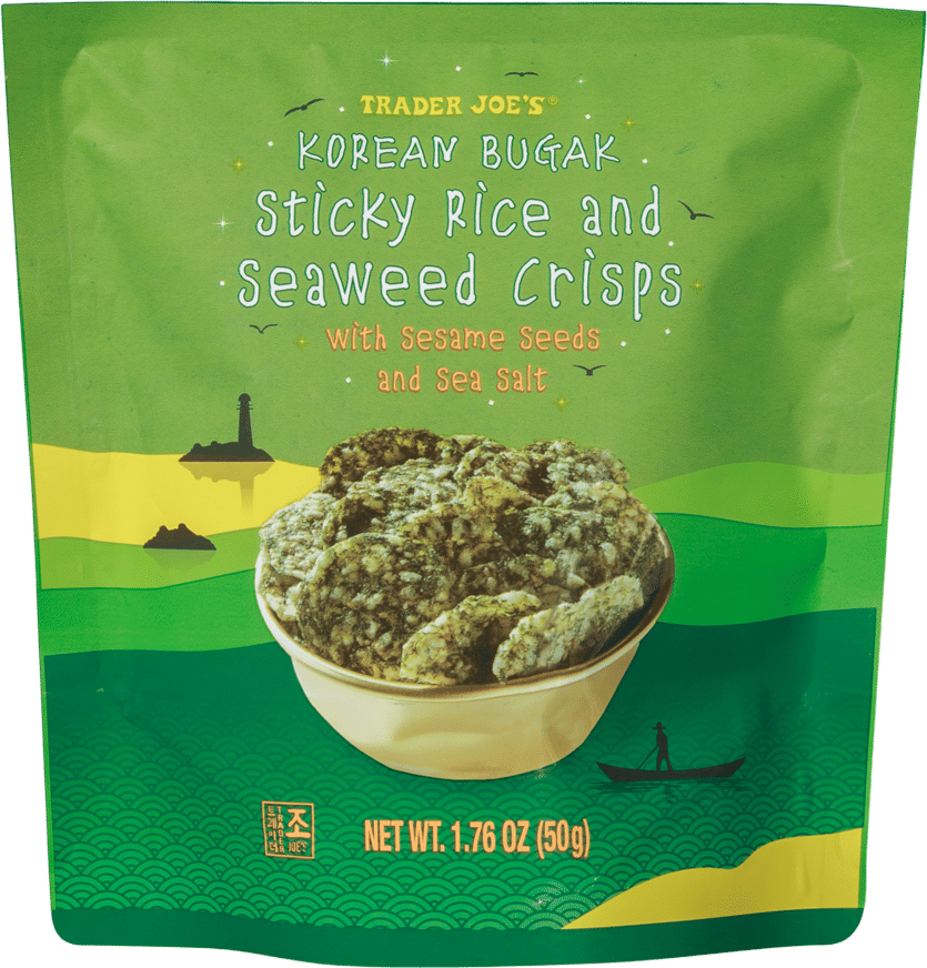 Korean Bugak Sticky Rice & Seaweed Crisps