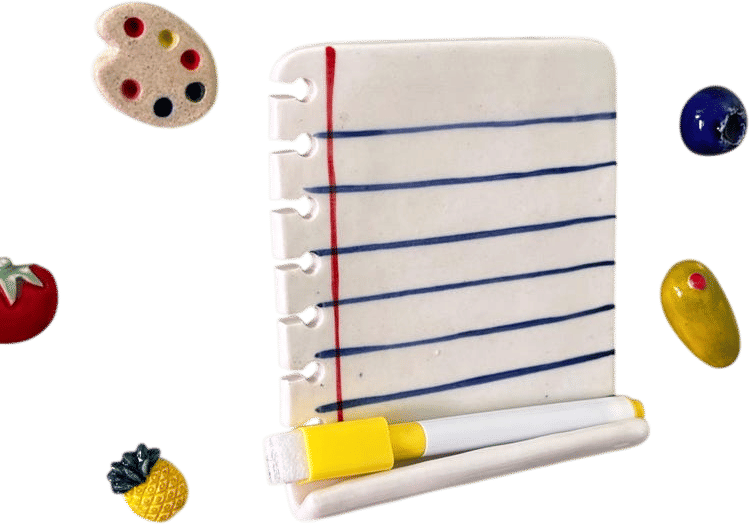Ceramic notepad