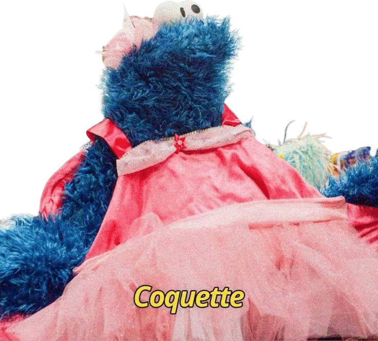 coquette cookie monster