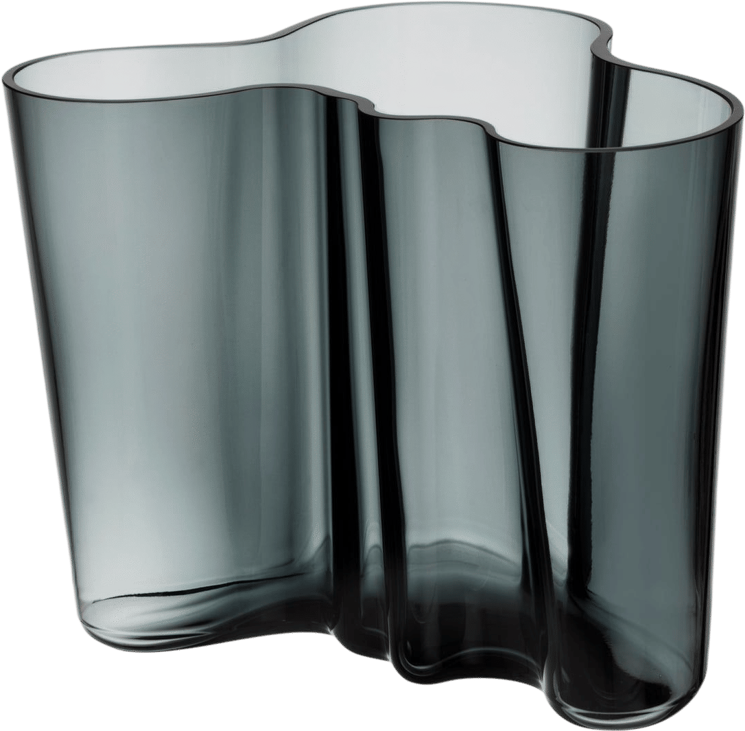 Iittala Aalto vase 160 mm, dark grey