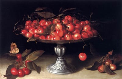 Cherries in a Silver Compote (1610)