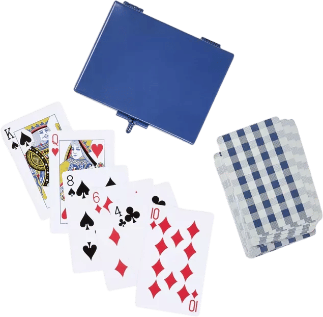 Deck of Cards with Steel Container