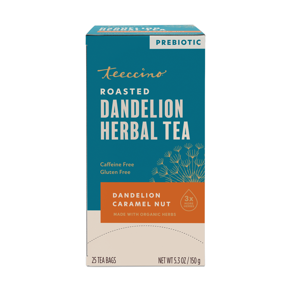 Teeccino Dandelion Caramel Nut Roasted Herbal Tea