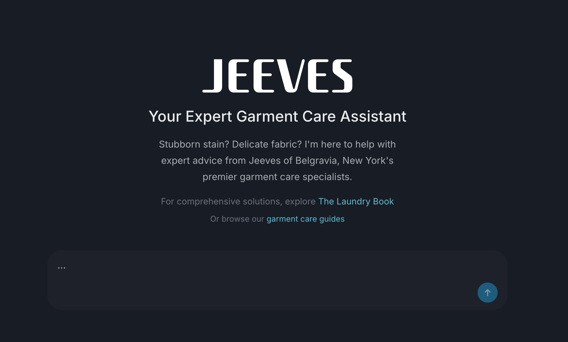 Jeeves Laundry AI