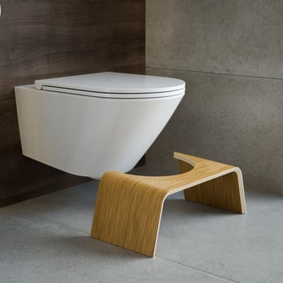 Slim Teak Squatty Potty