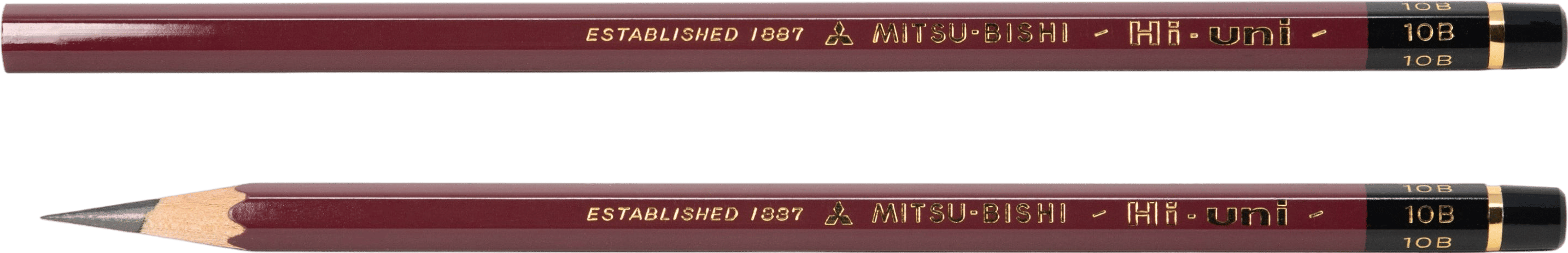 Hi-Uni Pencil, 10B, Single