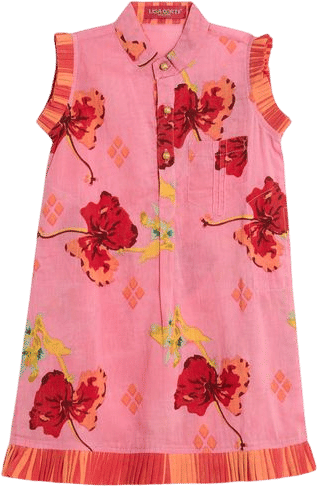 LISA CORTI IBISCO PINK DRESS