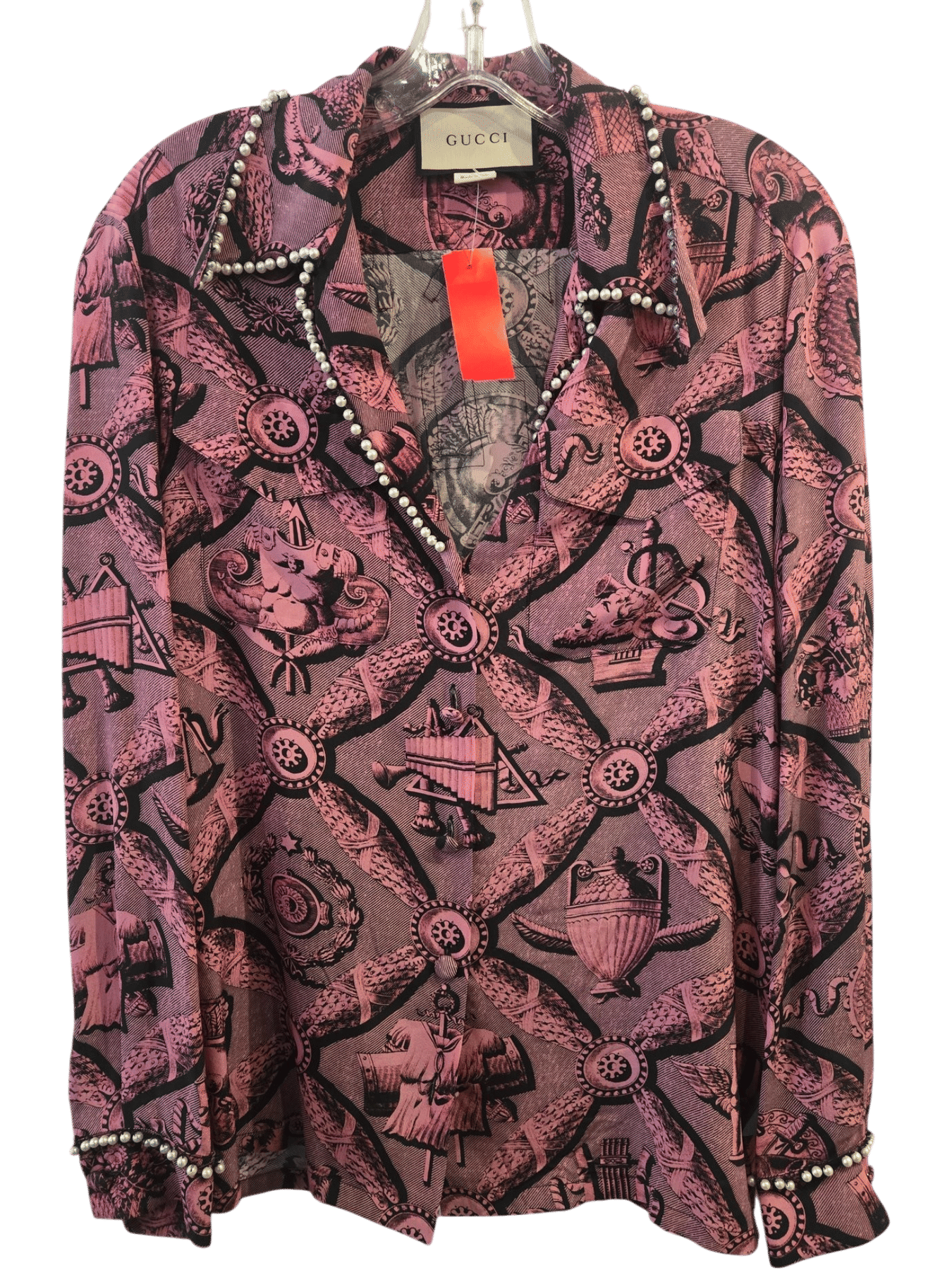 Pink Patterned Shirt
