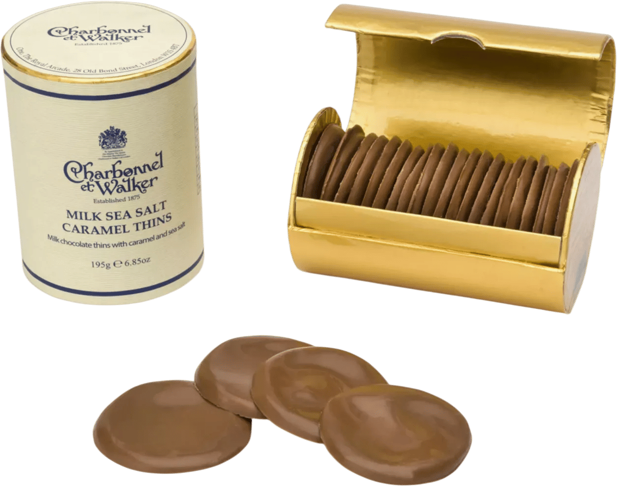 Milk Chocolate Sea Salt Caramel Thins