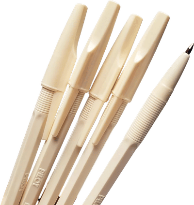 Retro Milk White Ballpoint Pen 0.7mm
