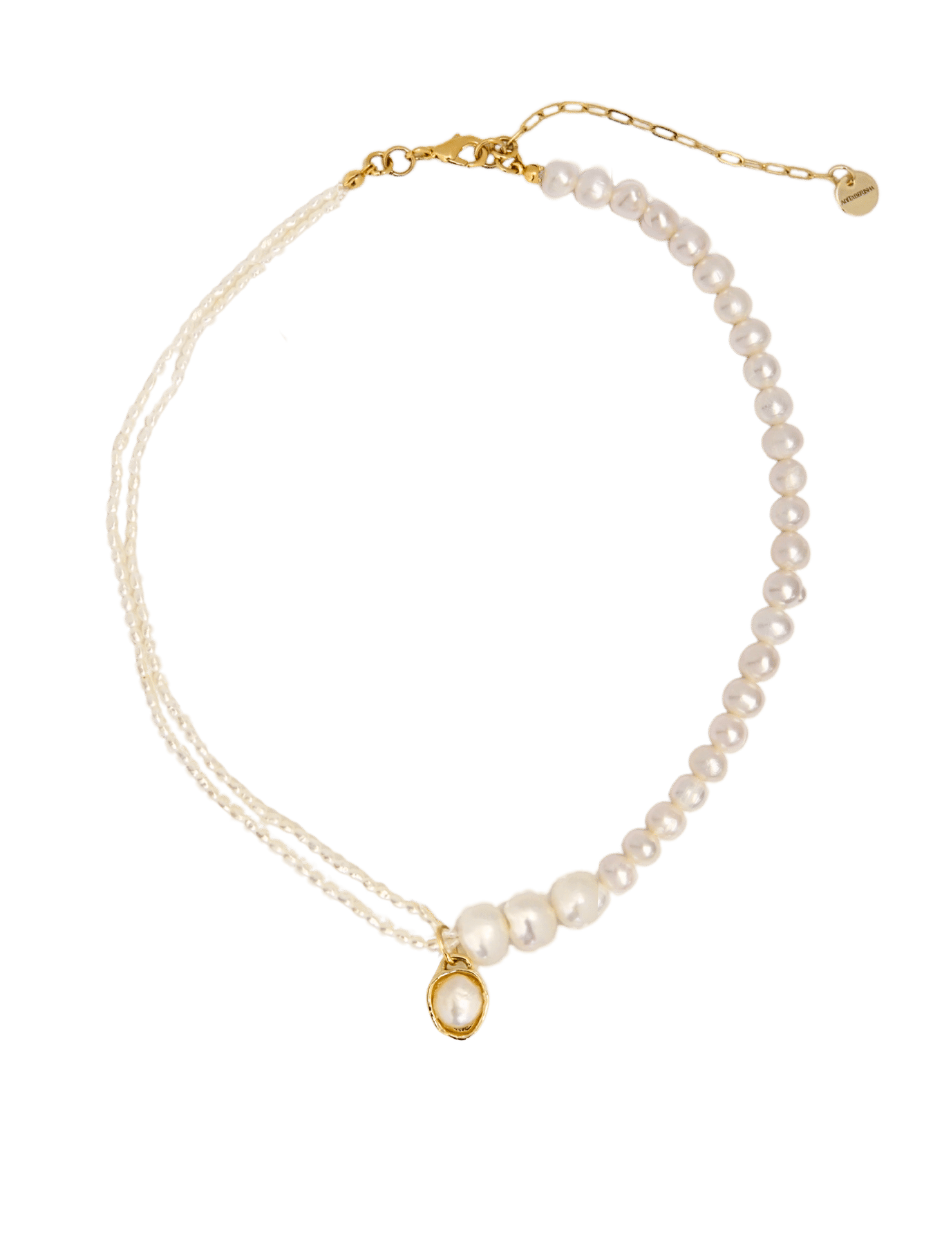 Petite Mix Pearl Collar
