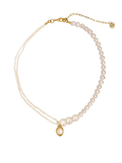 Petite Mix Pearl Collar