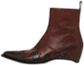 Heel-less Western Flame Boot