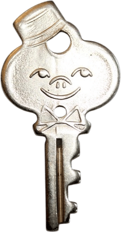 Vintage American Tourister Smiling Bellhop Luggage Key