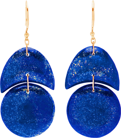 Tiny Arps Lapis Earrings