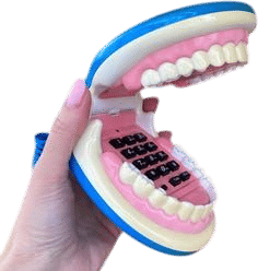 Vintage Novelty Teeth Telephone: 1990s Jaw Phone Working in Box