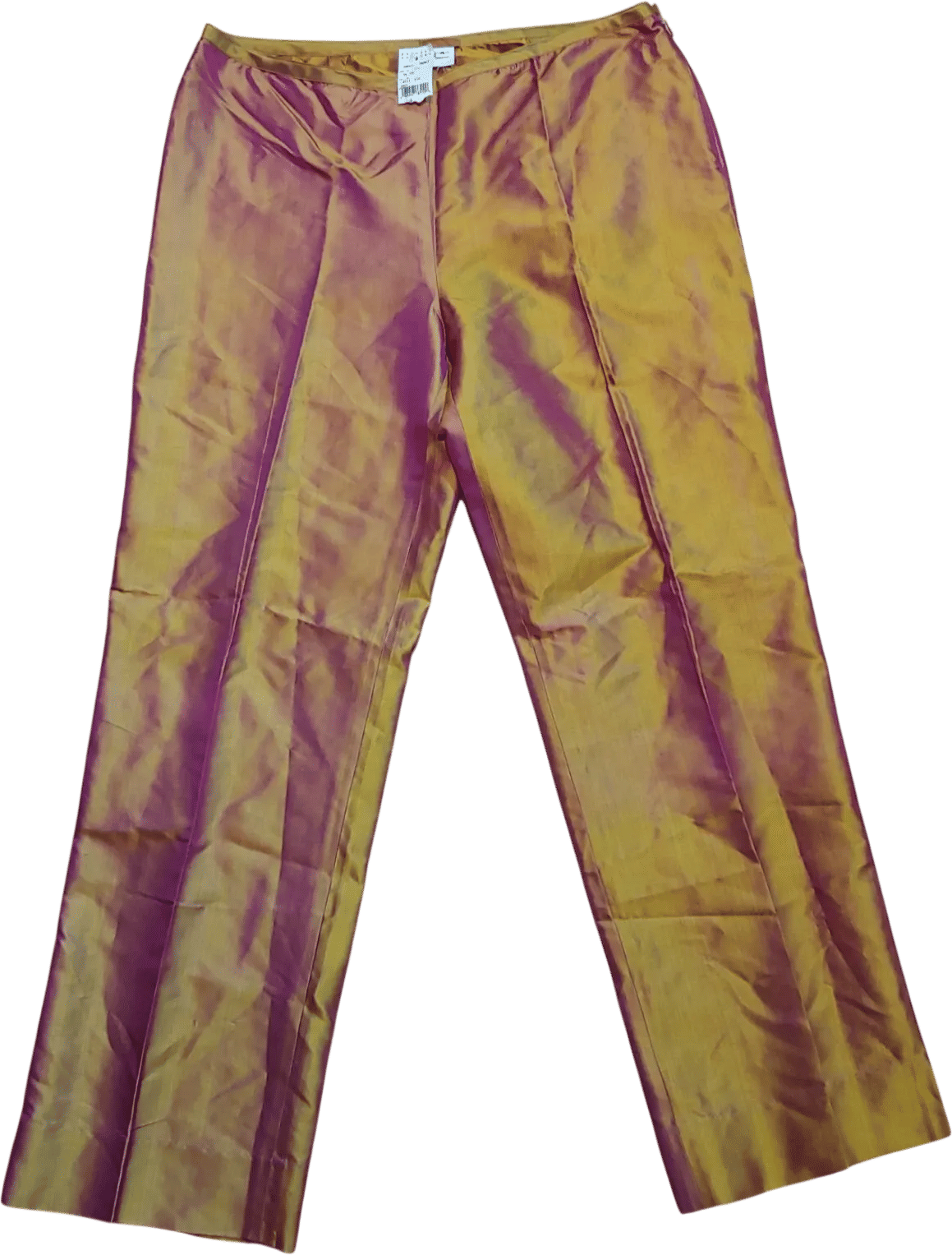 Dosa Silk Orange Purple Iridescent Pants