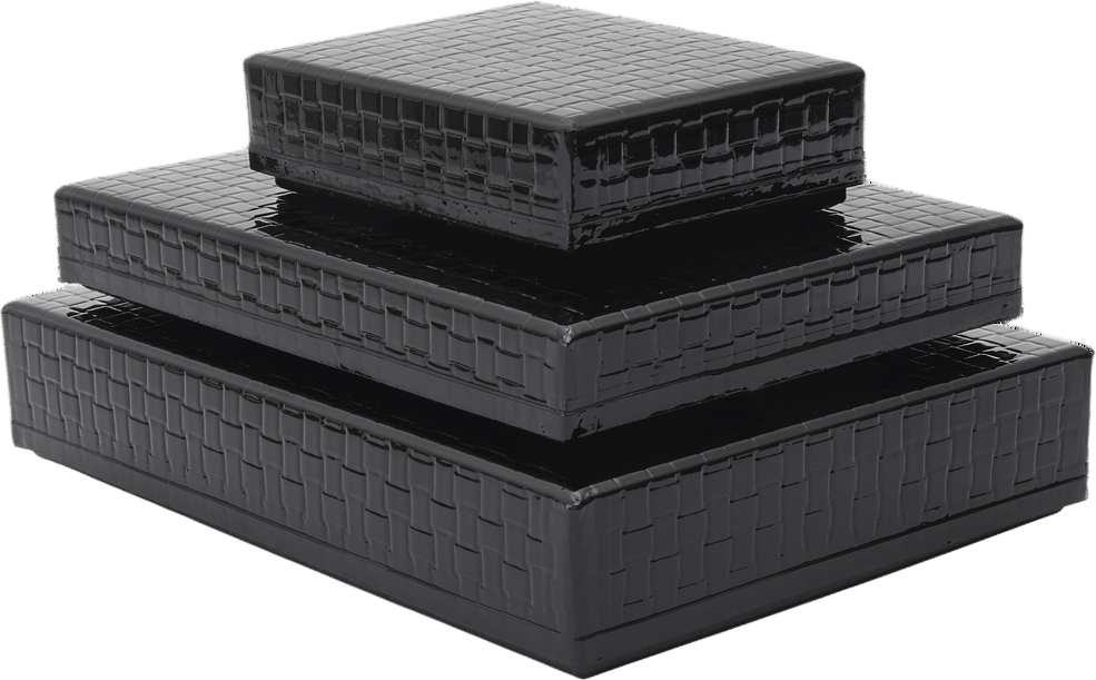Black Lacquer Storage Box