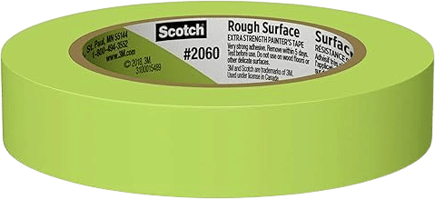 Scotch Rough Surface Painter's Tape 2060-24AR-BK, Green, 3 Rolls