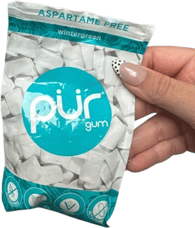 Pur wintergreen gum