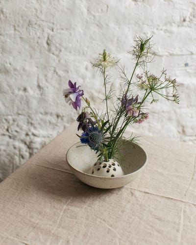 Speckle Flower Bowl