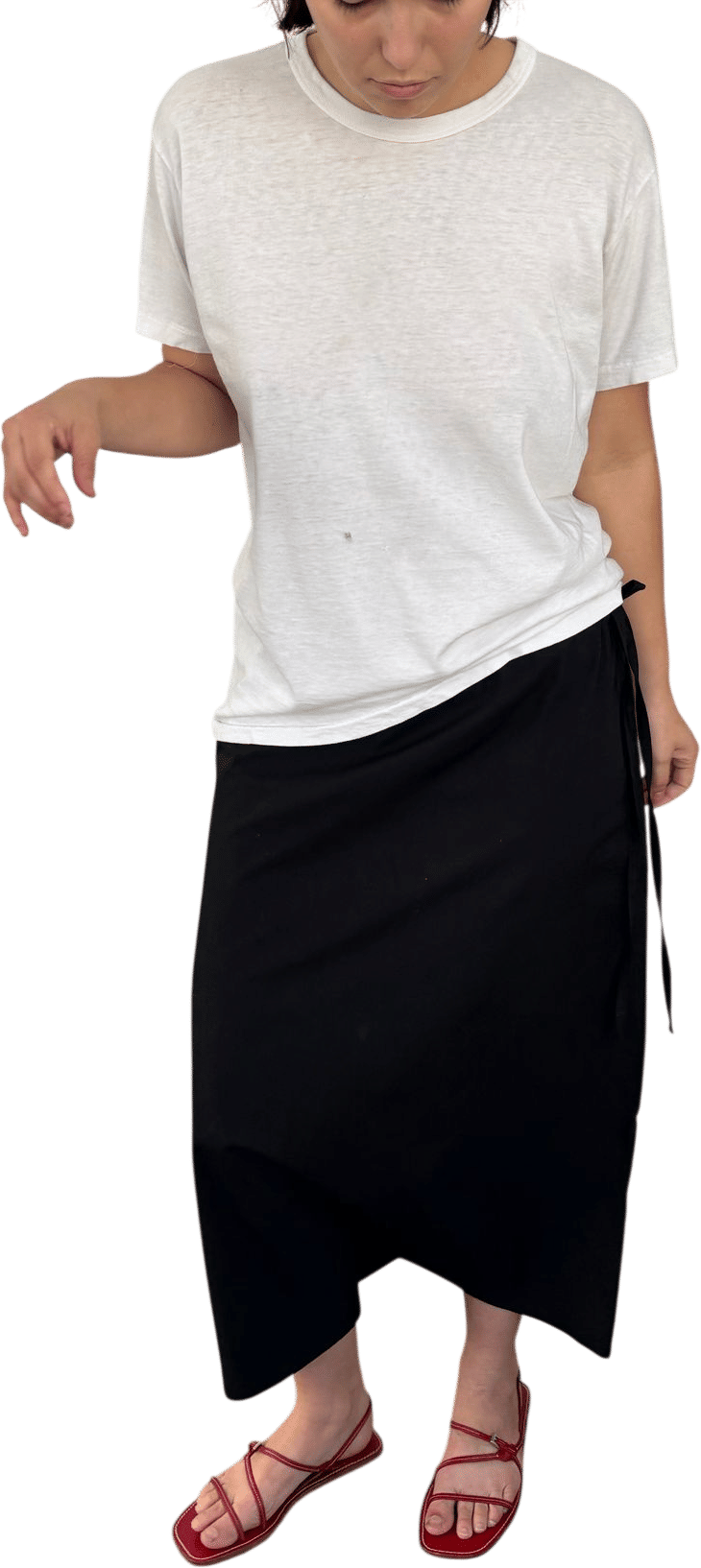 Brooke Callahan Column Skirt - Black