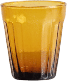 Lucca water glass - Amber