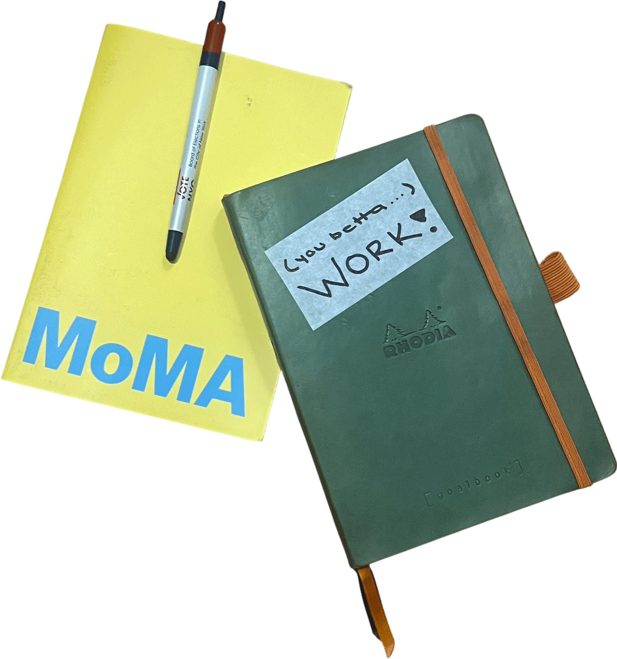 work-life  balance (in the form of notebooks)